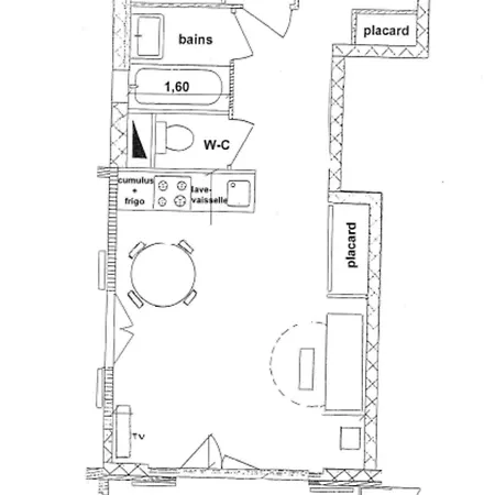 Les Saisies: Appt T2 Cosy, 6 Pers, Proche Legette Apartment
